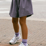 Blackberry Stripe Shorts