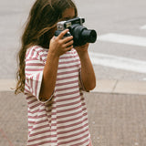 Berry Milk Stripe Tee