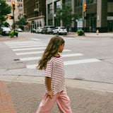 Barrel Jeans- Powder Pink