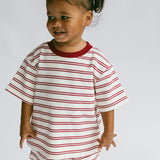 Berry Milk Stripe Shorts