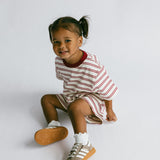 Berry Milk Stripe Tee