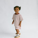 Berry Milk Stripe Shorts