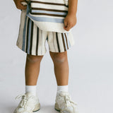 Chai Stripe Shorts