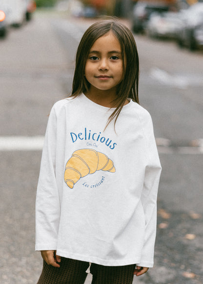 Graphic Long Sleeve- Croissant