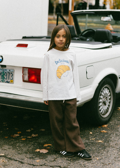 Graphic Long Sleeve- Croissant