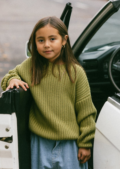 Chunky Knit- Avocado