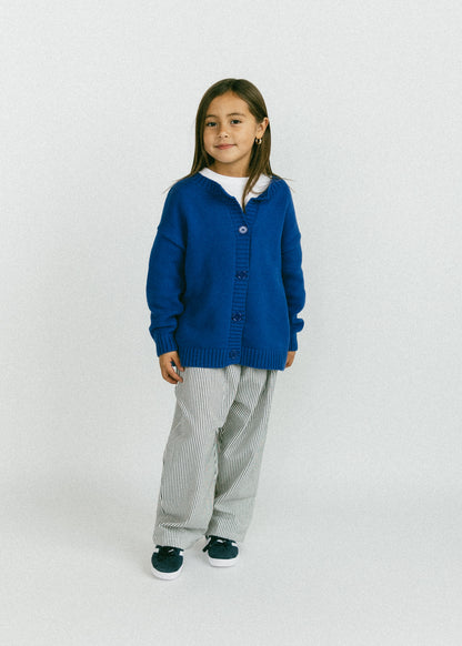 Cotton Cardigan- Blue