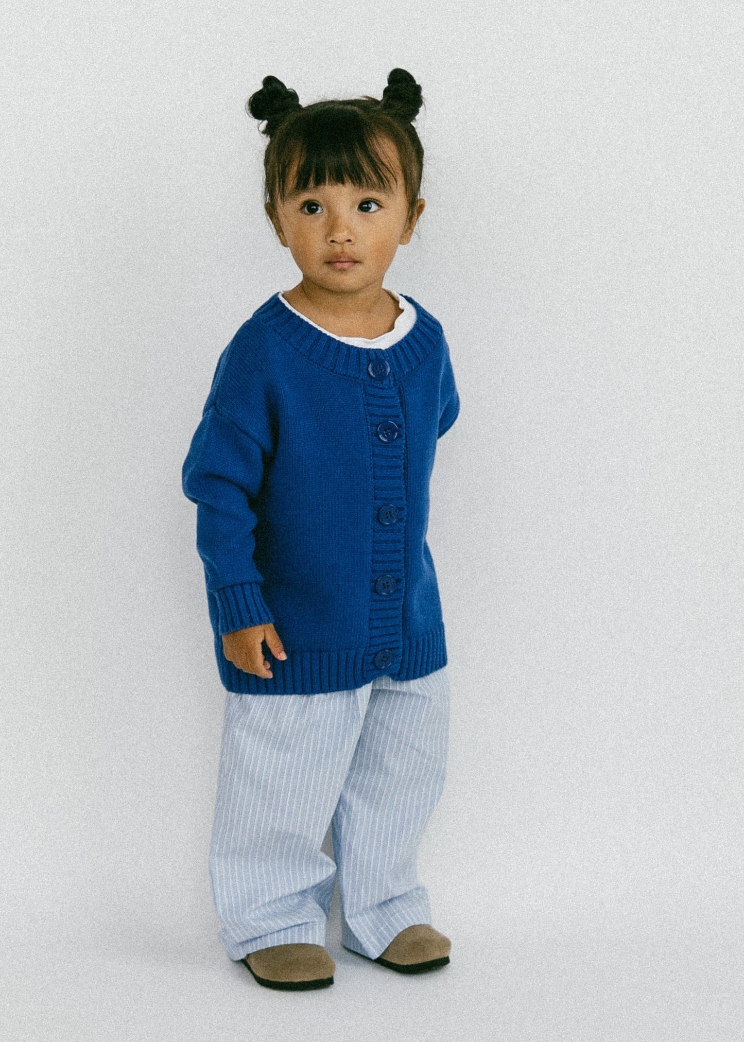 Cotton Cardigan- Blue