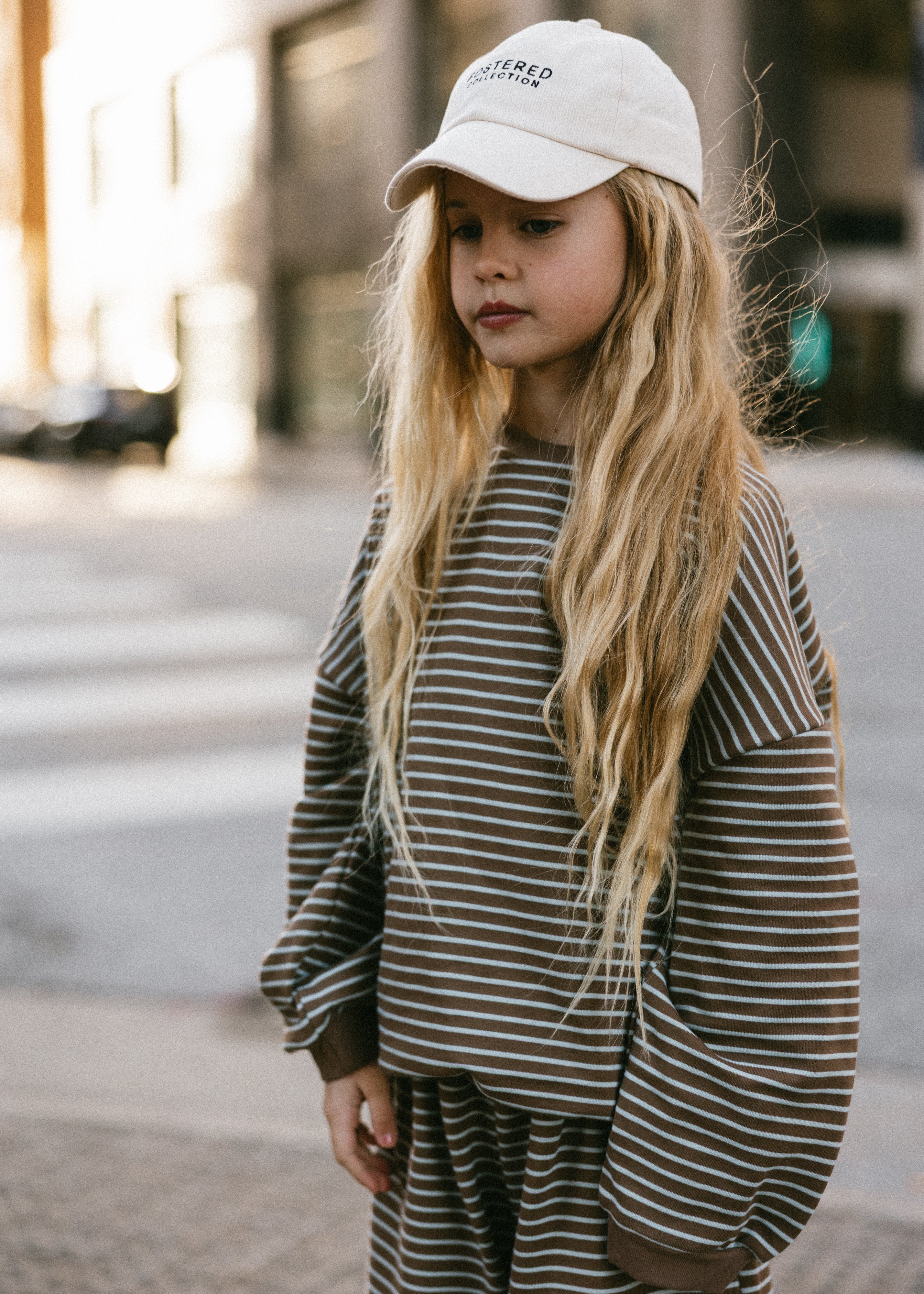 Everyday Stripe Pullover- Brown – Fostered Collection