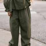 Willow Set- Olive Striped