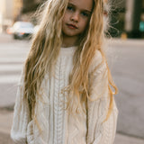 Wool Cable Knit- Cream