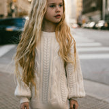 Wool Cable Knit- Cream