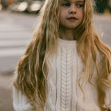 Wool Cable Knit- Cream