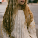 Wool Cable Knit- Cream