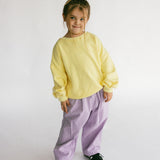 Check Pants- Lavender & White