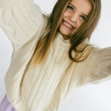 Wool Cable Knit- Cream