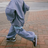 Everyday Stripe Pants- Blue