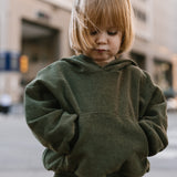 Terry Hoodie- Army Green