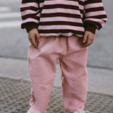 Barrel Jeans- Powder Pink