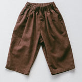 Check Pants- Brown & Orange