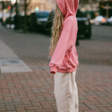 Terry Hoodie- Bright Pink