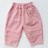 Barrel Jeans- Powder Pink