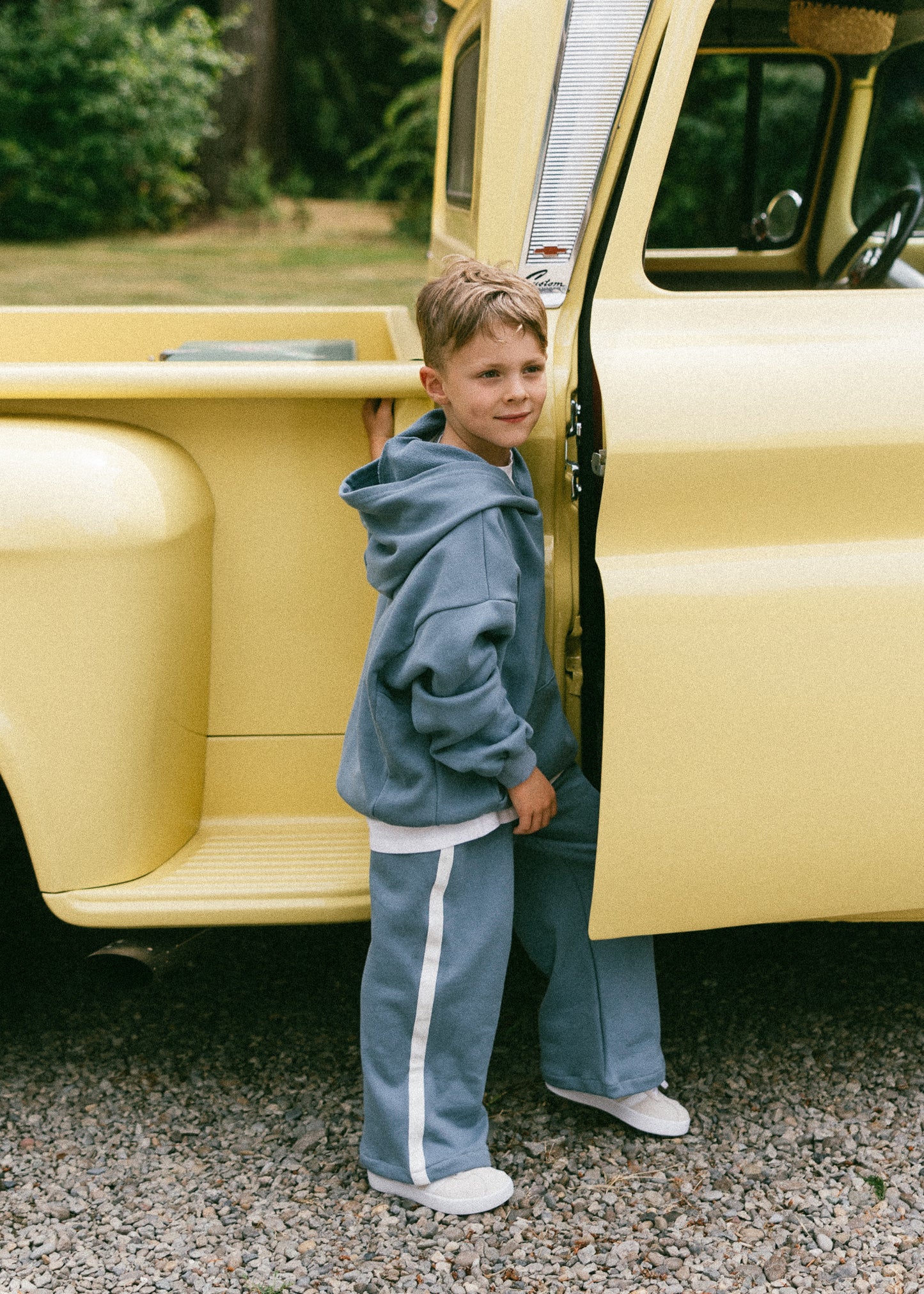 Track Pants- Dusty Blue