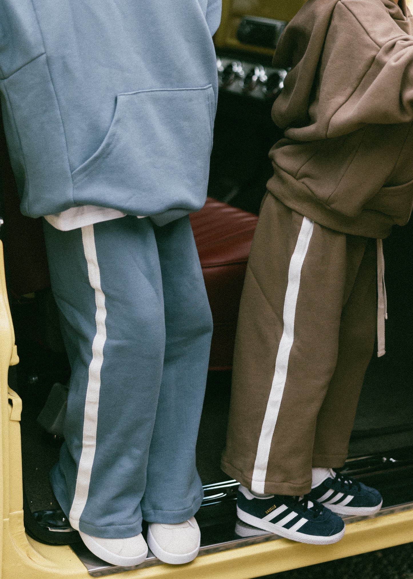 Track Pants- Dusty Blue