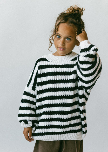 Chunky Knit- Striped