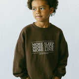 More More Crewneck- Brown