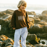 More More Crewneck- Brown