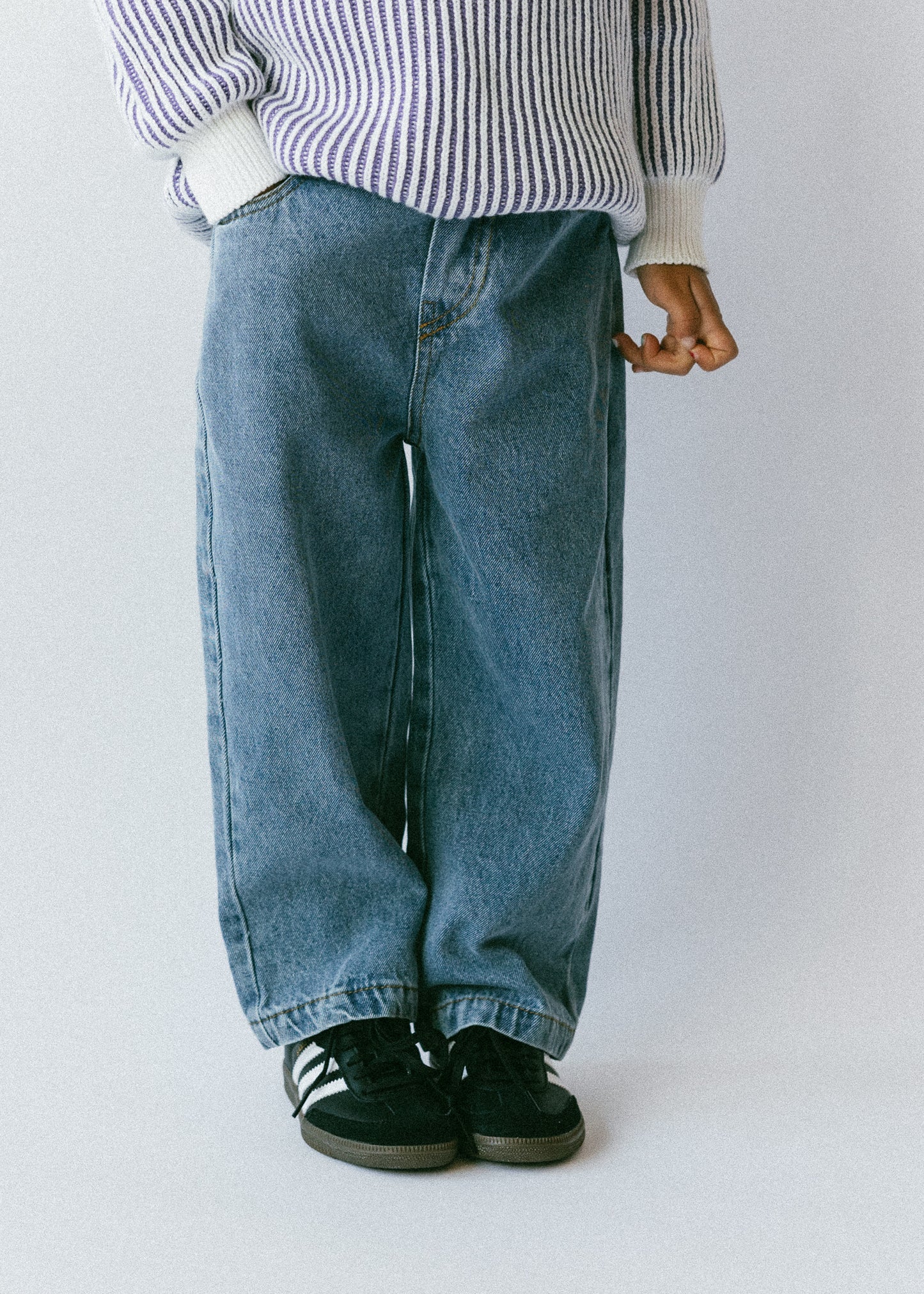 Straight Denim- Medium Wash