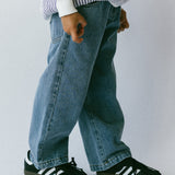 Straight Denim- Medium Wash