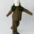 Knitted Cotton Pants Brown