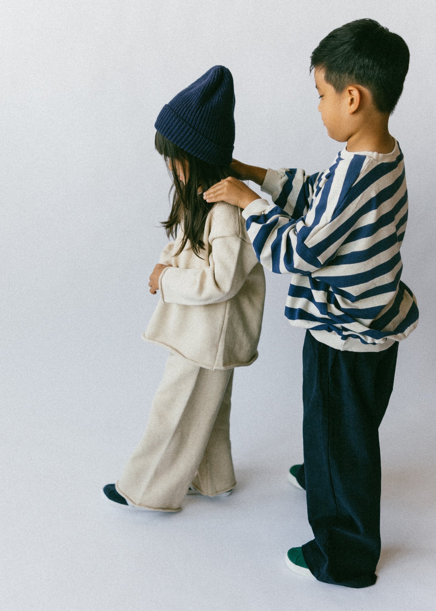Knitted Cotton Pants Wheat