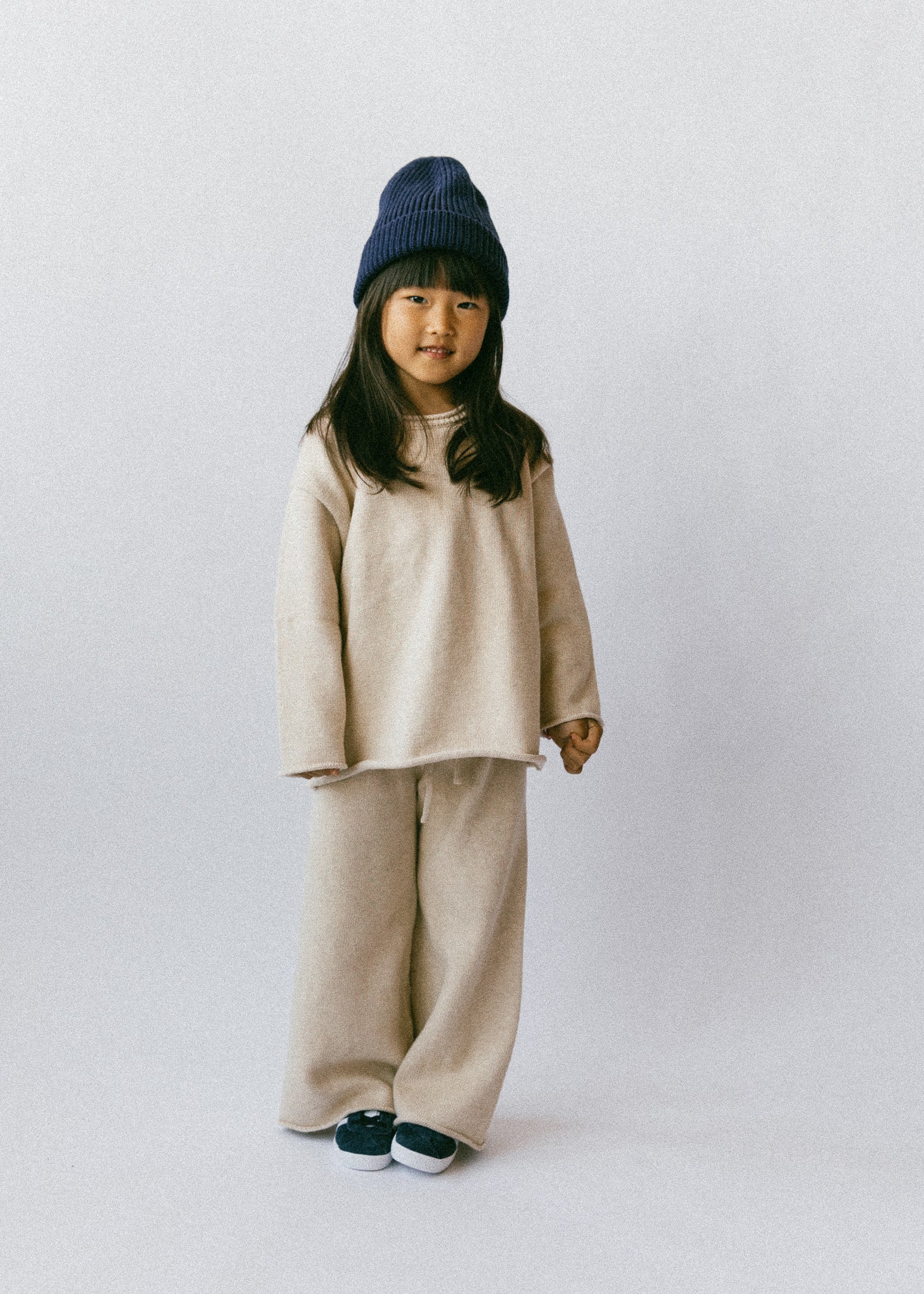 Knitted Cotton Pants Wheat