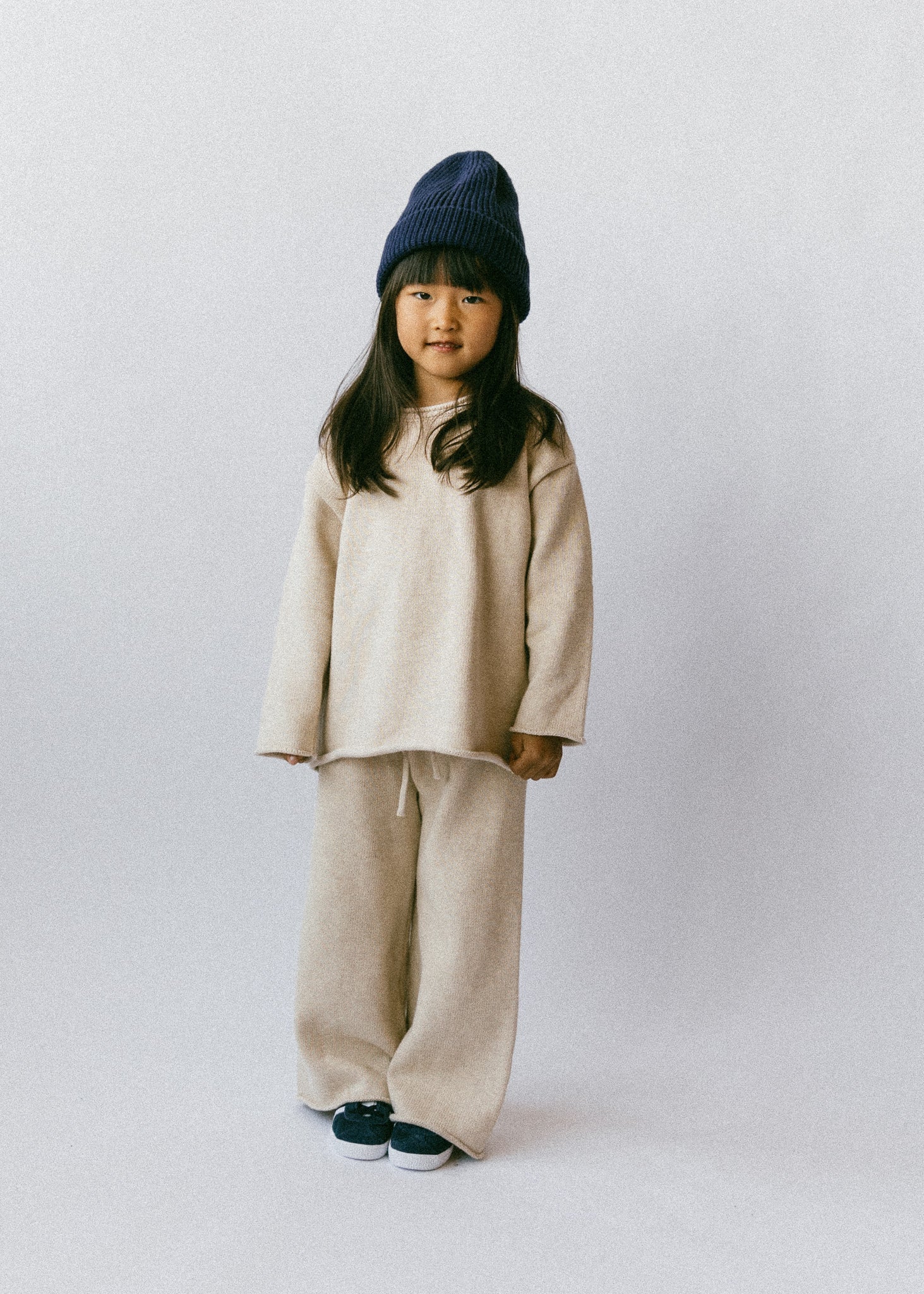 Knitted Cotton Pants Wheat