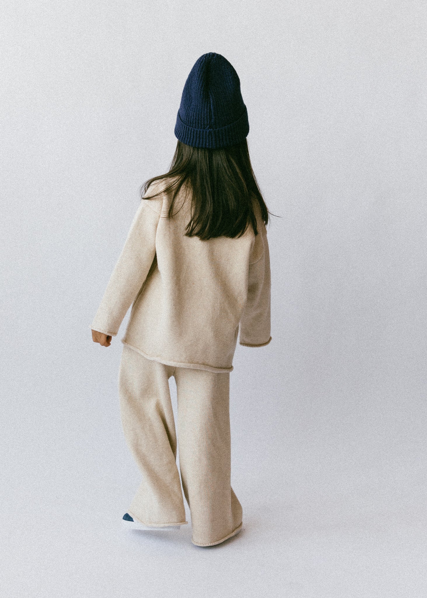 Knitted Cotton Pants Wheat