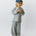 Knitted Cotton Pants Gray