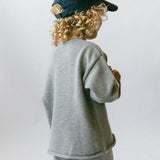 Knitted Cotton Set- Gray