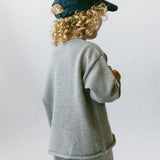 Knitted Cotton Pants Gray