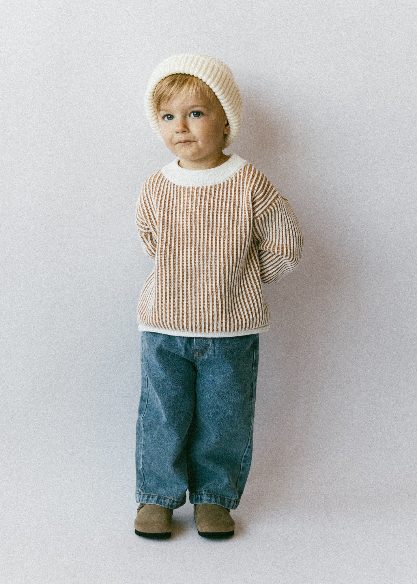 Fitted Knit- Fawn