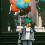 Denim Cargo Pants- Vintage Blue