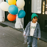 Denim Cargo Jacket- Vintage Blue