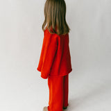 Knitted Cotton Set- Red