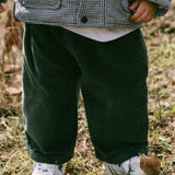 Baggy Cord Pants- Green