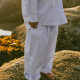 Classic Stripe Pants- Blue