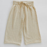 Knitted Cotton Pants- Wheat