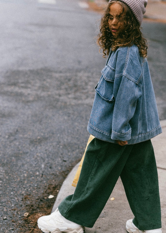 Cord Pant- Evergreen