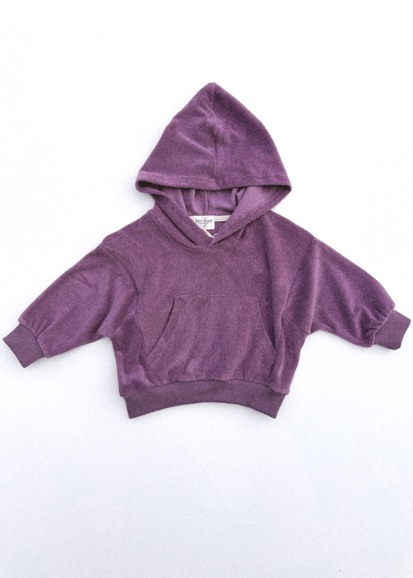 Terry Hoodie- Mulberry